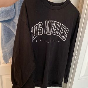 John gault oversized long sleeve tee